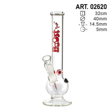 Load image into Gallery viewer, Boost Bouncer Glass Beaker Ice Bong Black – 32cm