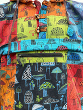 Load image into Gallery viewer, Mushroom Patchwork Lined Pullover Jacket