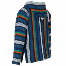 Load image into Gallery viewer, Mexican Baja Jerga Hoody - Twilight Blue