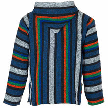 Load image into Gallery viewer, Mexican Baja Jerga Hoody - Twilight Blue