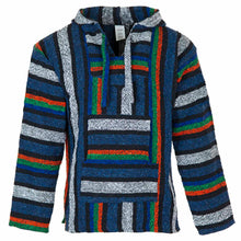 Load image into Gallery viewer, Mexican Baja Jerga Hoody - Twilight Blue
