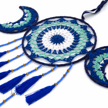Load image into Gallery viewer, Crochet Triple Goddess Dreamcatcher