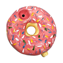 Load image into Gallery viewer, Strawberry Donut Ceramic Pipe