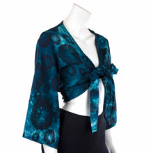 Load image into Gallery viewer, Black Truffle Wrap Top