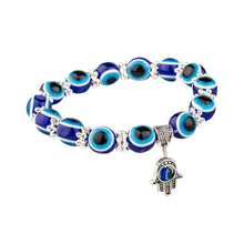 Load image into Gallery viewer, Evil Eye & Hamsa Bracelet - Beaded