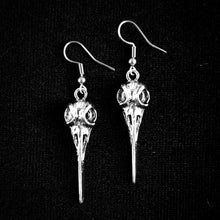 Load image into Gallery viewer, Bird Skull Earrings
