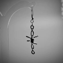 Load image into Gallery viewer, BARBED WIRE TWIST EARRINGS