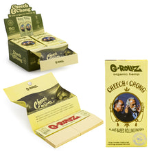 Load image into Gallery viewer, G-ROLLZ Cheech & Chong(TM) Classic Set 2 - Organic Hemp Extra Thin - 50 KS Papers + Tips & Tray