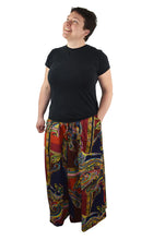 Load image into Gallery viewer, Printed Cotton Wide Leg Palazzo Trousers