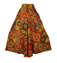 Load image into Gallery viewer, Floral Cotton Palazzo Trousers – Red