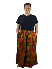Load image into Gallery viewer, Floral Cotton Palazzo Trousers – Red