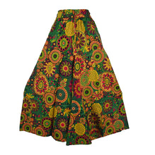 Load image into Gallery viewer, Floral Cotton Palazzo Trousers – Green