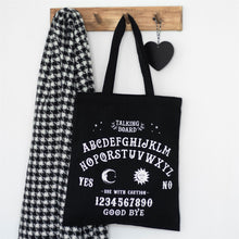 Load image into Gallery viewer, TALKING BOARD COTTON TOTE BAG