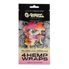 Load image into Gallery viewer, G-Rollz Russian Cream Flavoured Hemp Wraps – 4 Pack