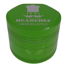 Load image into Gallery viewer, Headchef Non Stick Hardcore Hexcellence 62mm 4 Part Grinder – Green