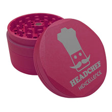 Load image into Gallery viewer, Headchef Non Stick Hardcore Hexcellence 62mm 4 Part Grinder - Dark Pink