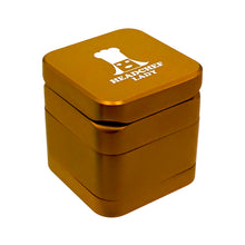 Load image into Gallery viewer, Headchef Lady Cube 55mm 4 Part Grinder – GOLD
