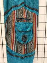 Load image into Gallery viewer, Stone Washed Harem Trousers – TURQUOISE