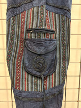 Load image into Gallery viewer, Stone Washed Harem Trousers – NAVY