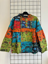 Load image into Gallery viewer, Mushroom Patchwork Lined Pullover Jacket