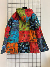 Load image into Gallery viewer, Mushroom Patchwork Lined Pullover Jacket