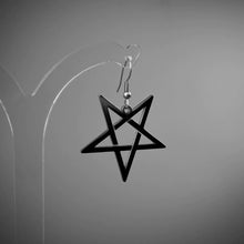 Load image into Gallery viewer, INVERTED PENTAGRAM EARRINGS