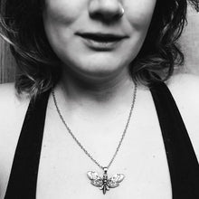 Load image into Gallery viewer, DEATH'S-HEAD HAWKMOTH NECKLACE