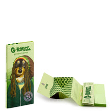 Load image into Gallery viewer, G-Rollz 'Reggae Rap' Organic Green Hemp - 50 KS Slim Papers + Tips & Tray