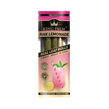Load image into Gallery viewer, KING PALM PINK LEMONADE - TERPENE INFUSED PALM LEAF BLUNTS - MINI PACK OF 2