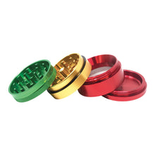 Load image into Gallery viewer, RAW x Hammercraft Large 61mm 4part RASTA Grinder