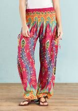 Load image into Gallery viewer, Pink Peacock Trousers - Free size