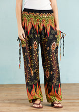 Load image into Gallery viewer, Black Peacock Trouser - Free size