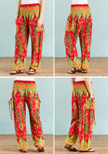 Load image into Gallery viewer, Red Peacock Trouser - Free size
