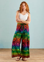 Load image into Gallery viewer, Rainbow Print Tie Trousers – Free size