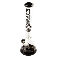 Load image into Gallery viewer, Grace Glass Limited Edition Black Beaker Percolator Bong - 37cm