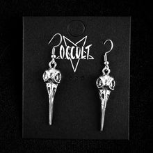 Load image into Gallery viewer, Bird Skull Earrings