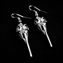 Load image into Gallery viewer, Bird Skull Earrings