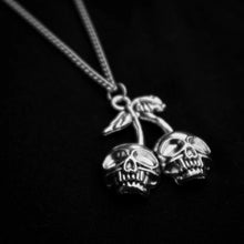 Load image into Gallery viewer, Cherry Skull Necklace