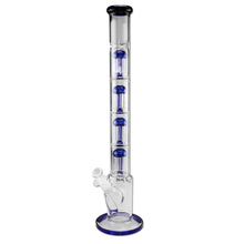 Load image into Gallery viewer, Black Leaf “The Skyscraper” Percolator Blue Ice Bong – 60cm