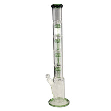 Load image into Gallery viewer, Black Leaf “The Skyscraper” Percolator Green Ice Bong – 60cm