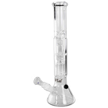 Load image into Gallery viewer, Black Leaf Glass 6 Arm Percolator Ice Beaker Bong – 38cm
