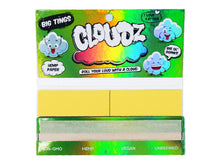Load image into Gallery viewer, CLOUDZ Big Tings "Wide" Rolling Papers King Size + Tips –  HEMP