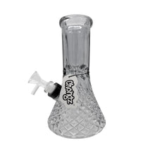 Load image into Gallery viewer, Chongz 20cm Smoked Cut Glass Beaker Waterpipe