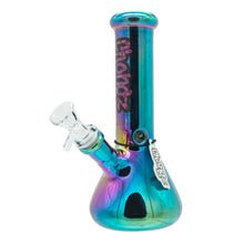 Load image into Gallery viewer, Chongz Glass 20cm “D-Lux” Purple & Green Ice Bong