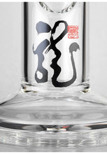 Load image into Gallery viewer, Black Leaf GTI Series Golden Dragon Glass Ice Bong + Pre-Cooler