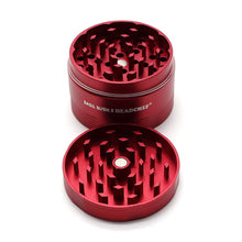 Load image into Gallery viewer, Headchef Dreadchef 55mm 4 Part Grinder BB Red