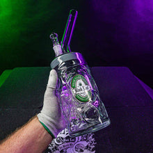Load image into Gallery viewer, Black Leaf Glass Bong Oktoberfest - 37cm