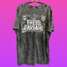 Load image into Gallery viewer, Fresh Garbage Grey Acid Wash T-Shirt