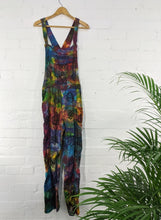 Load image into Gallery viewer, Tie Dye Dungarees