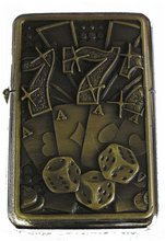 Load image into Gallery viewer, Gold 3D Casino 777 - Zippo Style